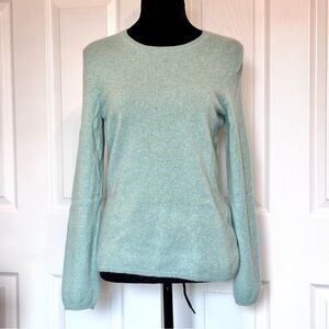 Lord & Taylor Cashmere Women’s Green Long Sleeve Soft Knit Sweater Size S